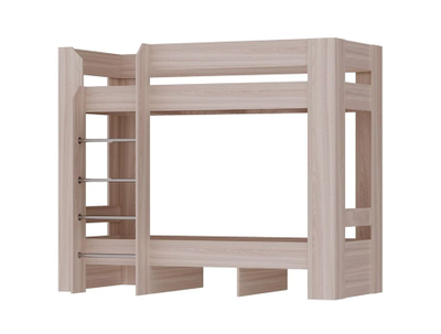 Кровать двухъярусная К-2 София Ясень шимо светлый (Памир)