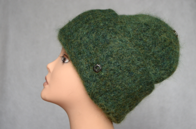 Женская шапка с отворотом Италия Визио фото