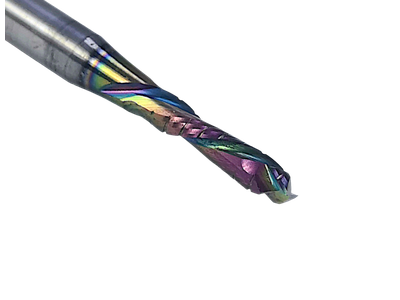 Фреза компрессионная со стружколомами спиральная 4x17 s6x50 Z2+2 HM