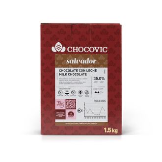 Шоколад CHOCOVIC SALVADOR молочный 35%, кг