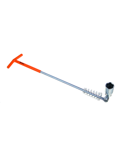 ЕРМАК X-PRO Ключ свечной карданный с резиновой вставкой 21x500мм