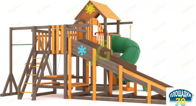 Всесезонная площадка IgraGrad С Мостик 1 с трубой SF1 Тюмень