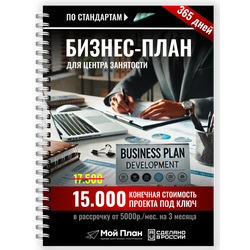 Написание бизнес-плана для Центра Занятости Населения l Тариф Standart l Автор: Владислав Марясов