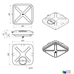 Бак для душа «Rostok» 150л