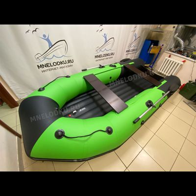 Моторная лодка Таймень NX 3800 НДНД PRO ярко-зеленый/черный