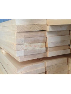 Строганная доска сухая 200х25х6000 мм хвойная (ель, сосна)