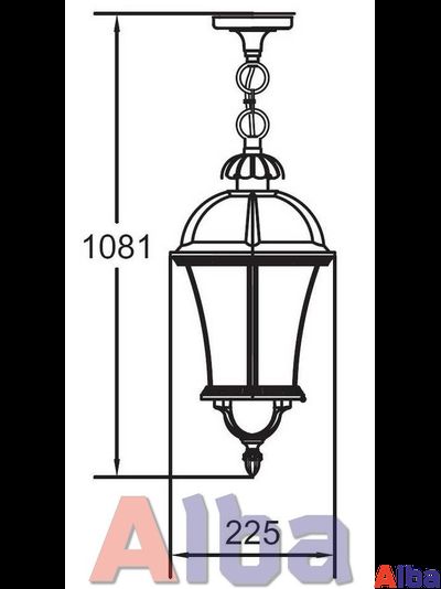 Rome L 95205 Gb Парковый светильник