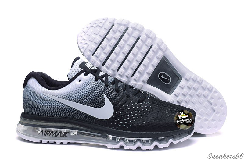 Nike airmax 2017 black and white online