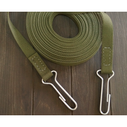 Вожжи брезентовые 25мм, 10 метров