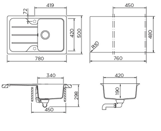 Мойка Schock Formhaus 45D