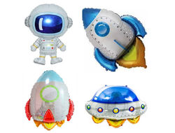 шар с гелием 32"/64 см космос (на выбор)