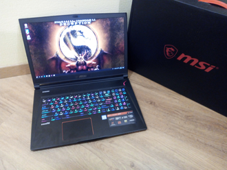 MSI GS73 STEALTH 8RF-029RU ( 17.3 FHD 120Hz I7-8750H GTX1070(8Gb) 16Gb 1Tb + 256SSD )