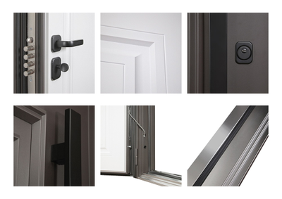 Стальная дверь   Tartos (терморазрыв 3к). Заказная модель.