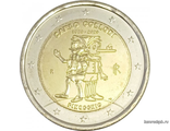 Италия 2 евро 2026 год - 200 лет со дня рождения Карло Коллоди