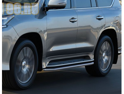 Защита штатного порога d42 Lexus LX570