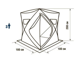 Палатка зимняя HIGASHI Comfort Pro