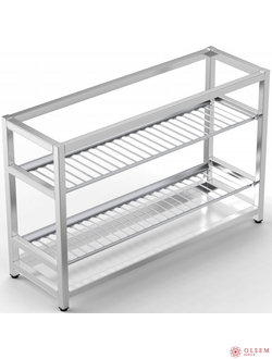 Стеллаж для сушки стаканов СКС-2/900/300/550-п