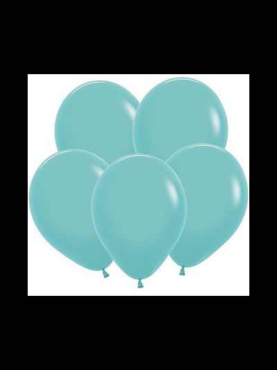 Воздушный шар с гелием &quot;Аквамарин пастель&quot; 30 см