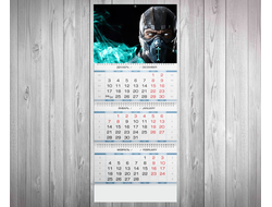 Календарь квартальный Мортал Комбат, Mortal Kombat №2