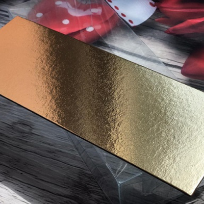 Большая подложка для рулета (золото/белая, 1,5мм), 330*160мм