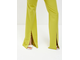 Брюки клеш от колена. Салатовый