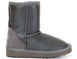 Ugg Kids Classic Short Metallic Grey