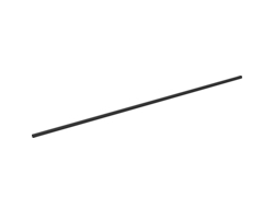 Hose, Rigid 3mm D. 32L / 25.6cm, Black (75c32 / 4299844 / 6103367)