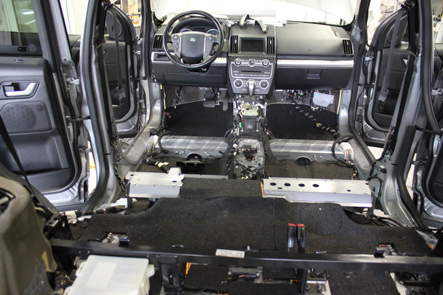 Land rover defender шумоизоляция