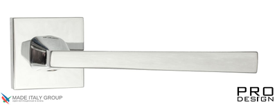 Дверная ручка на квадратном основании Fratelli Cattini "UNICA" 8-CR полированный хром