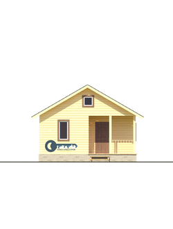 Б-11 ГАБАРИТНЫЕ РАЗМЕРЫ: (6Х6М) 1 ЭТАЖ, ОБЩАЯ ПЛОЩАДЬ: 36М²