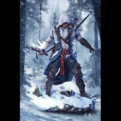 ПРЕДЗАКАЗ - Коннор Кенуэй (Assassin's Creed 3)  - Коллекционная СТАТУЯ 1/8 Assassin’s Creed Animus Connor Kenway (PA050AC) - PureArts ?ЦЕНА: 21500 РУБ.?