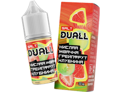 DUALL SALT (STRONG) 30ml - КИСЛАЯ ЖВАЧКА / ГРЕЙПФРУТ / КЛУБНИКА