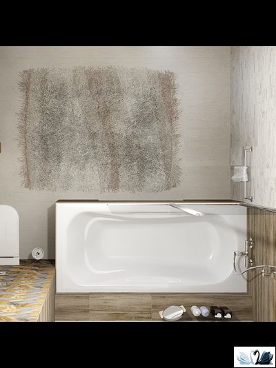 Ванна чугунная Roca Malibu 231060000 160 х 75 см, прямоугольной формы, без отверстий для ручек