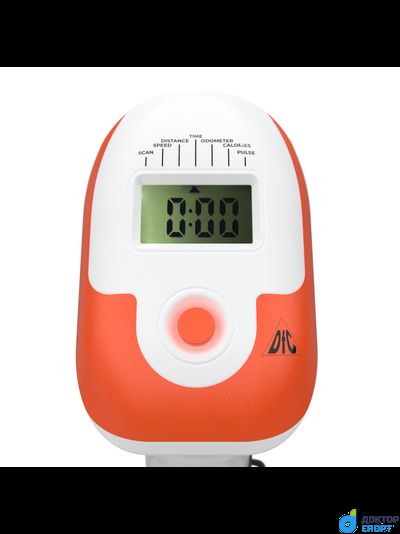 Велотренажер DFC B504BWO магнитный (белый корпус, оранжевая полоса)