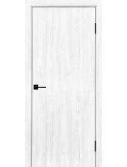 КОМПЛЕКТ ДВЕРИ "L1" Санторини Чёрная кромка