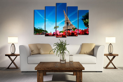 Модульная картина "Небо Парижа"