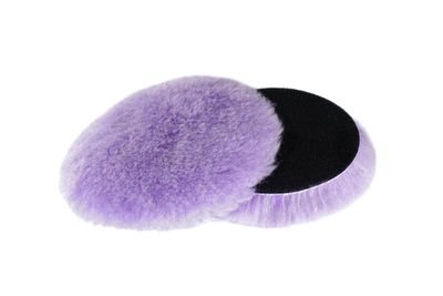 130/23 - Меховой круг "Лиловый" на Липучке RO (длинный ворс 23мм) / А302