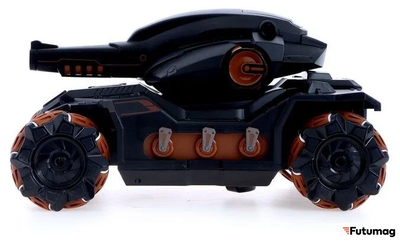 Радиоуправляемый Танк с гидрогелевыми снарядами Fighter 4WD Коричневый