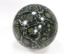 Шар Риолит «Яшма Kambaba», «Крокодиловая яшма», Мадагаскар (66 мм, 396 г) №37536