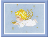 Ангелочек с сердцем 1135, Риолис (набор для вышивания нитками) vkn