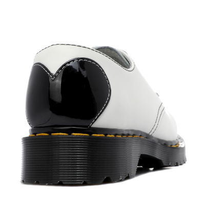 Ботинки Dr. Martens 1461 Hearts Smooth & Patent Lamper белые