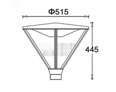 Садово-парковый светильник  Стрит 19 (модификация 1)