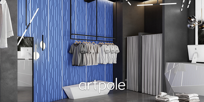 Гипсовая панель DRIVE + LED артикул M-0087