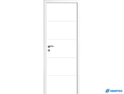 Дверь глухая пластиковая KAPELLI Multicolor Ф4Г Белый RAL 9016 купить в Челябинске | КВИРТЕК