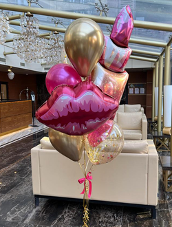 Набор с губками и помадой