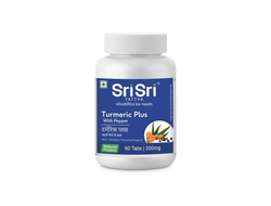 Turmeric Plus (КУРКУМА ПЛЮС) Sri Sri Ayurveda/Tattva, 60 таб.