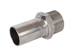 Вставка ROMMER переходная НПр-НР, 28х1 из нержавеющей стали прессовой