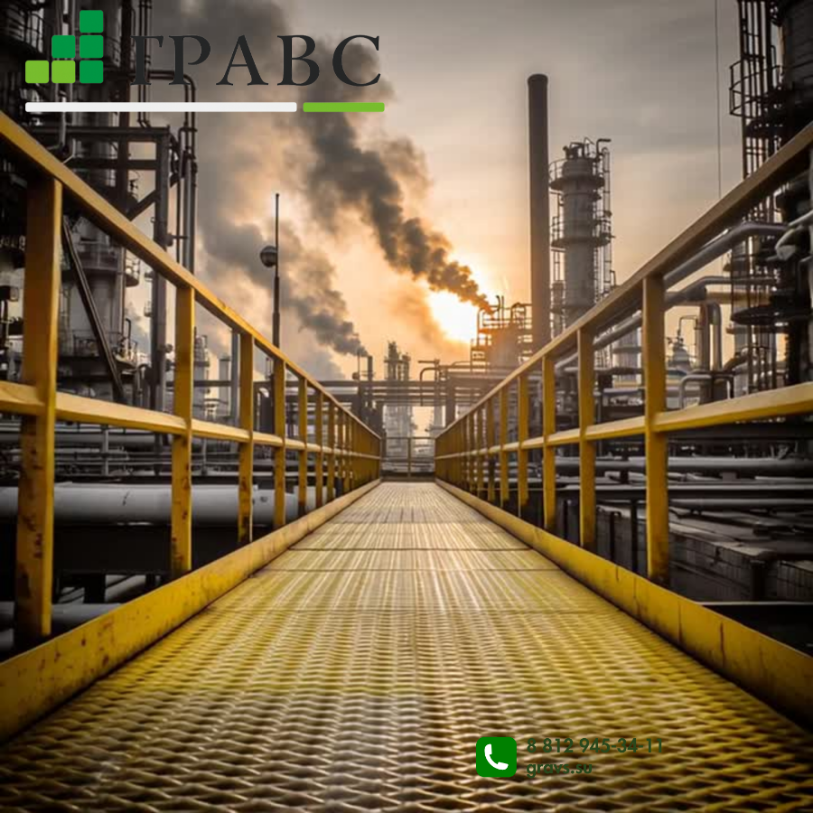 Композитный профилированный настил для нефтегазовой отрасли