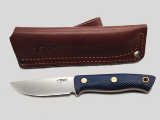 Нож Fang сталь VG10 синяя микарта с насечкой