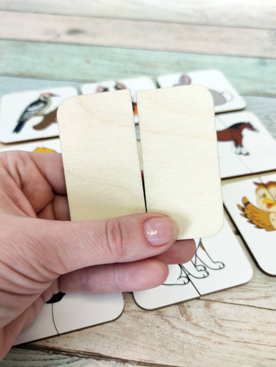 Картинки-половинки ЛАЙТ "Животные"